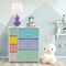Sorbus Dresser with Drawers - Furniture Storage Tower Unit for Bedroom, Hallway, Closet, Office Organization - Steel Frame, Wood Top, Easy Pull Fabric Bins